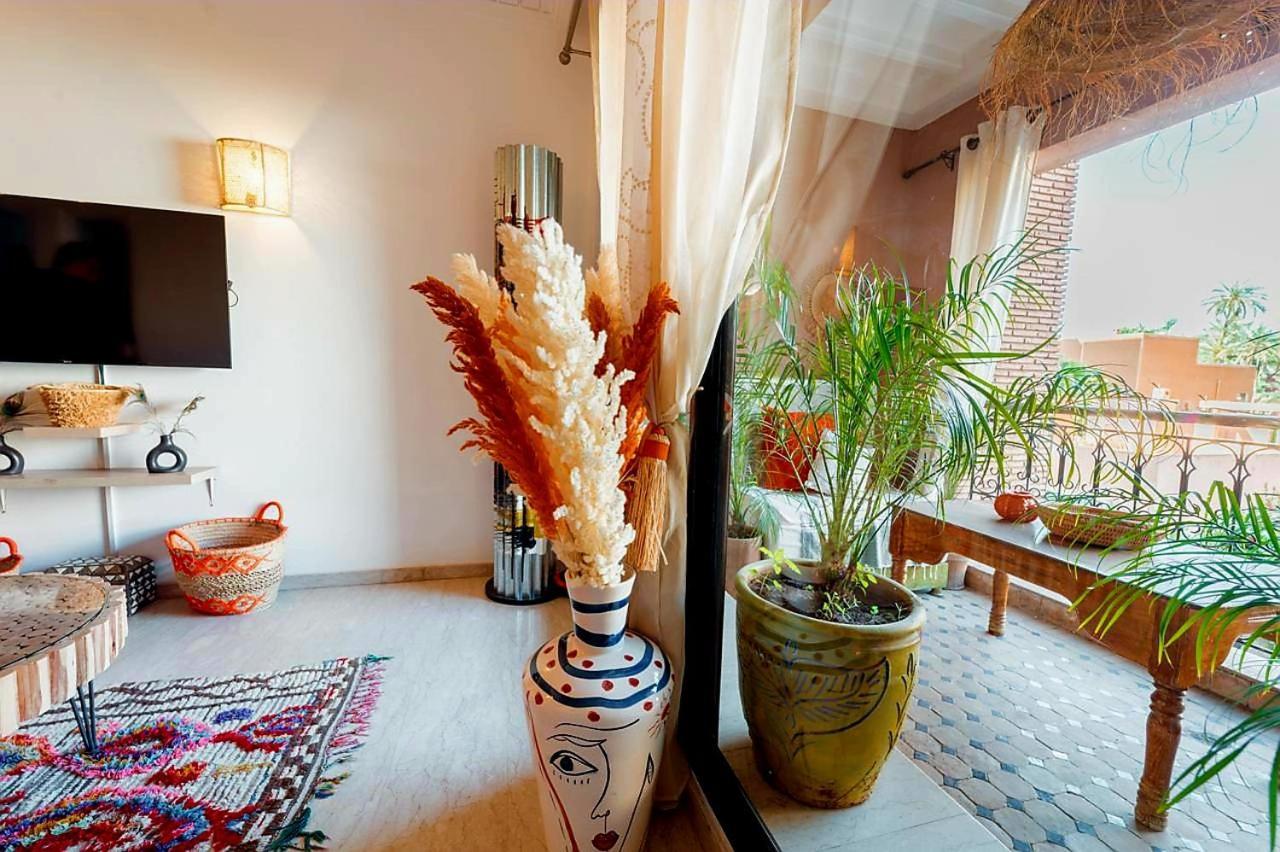 Appartement Majorelle Au Calme مراكش المظهر الخارجي الصورة